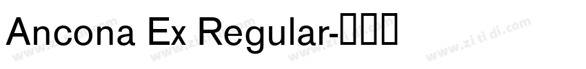 Ancona Ex Regular字体转换